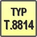 Piktogram - Typ: T.8814